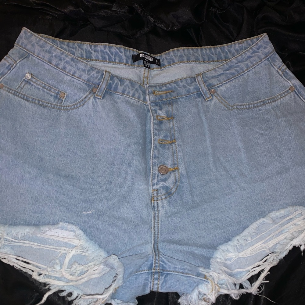 Super jean shorts mom jean like
